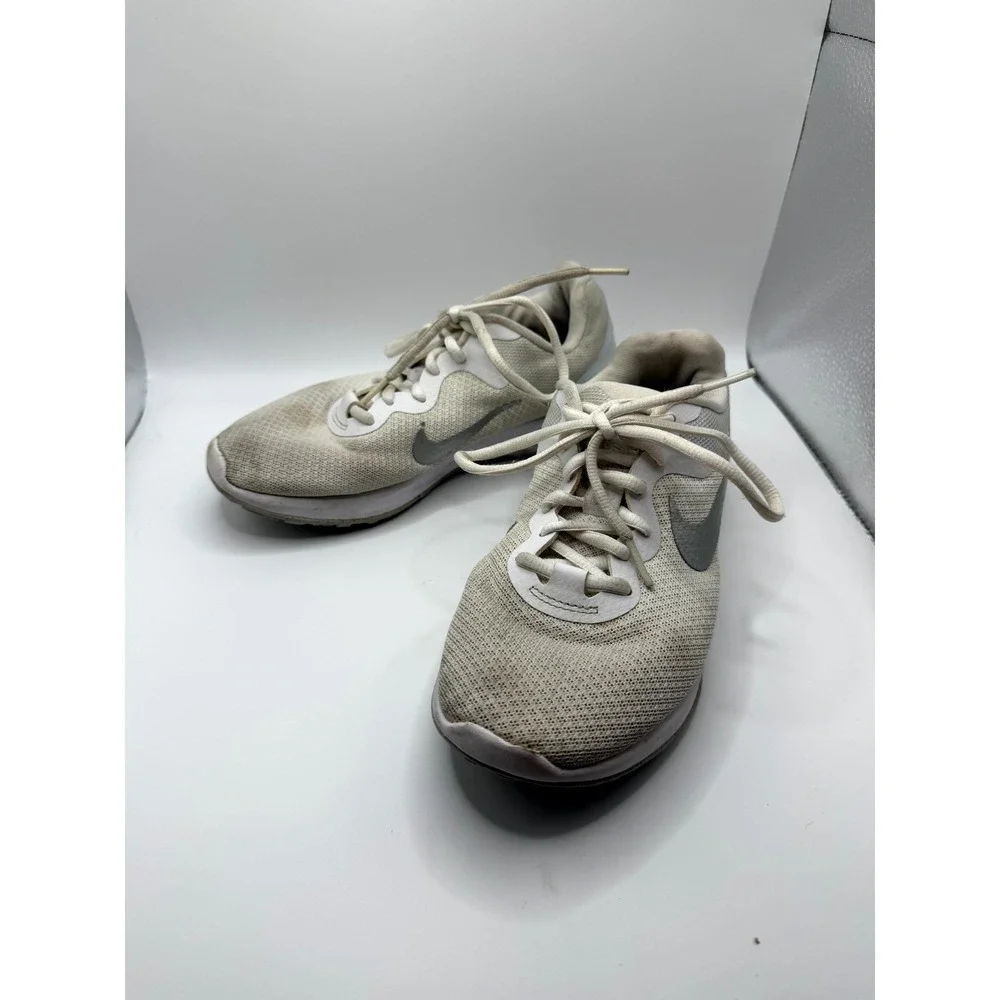Nike Revolution 6 Next Nature DC3729-101 Women 6 Sneaker White Mesh Running Shoe